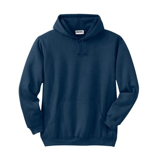 Navy-Fleece-Big-Tall-PullOver-Hoodie